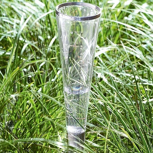 Holzkohlegrills, Elektrogrill Regenmesser edelstahl glas